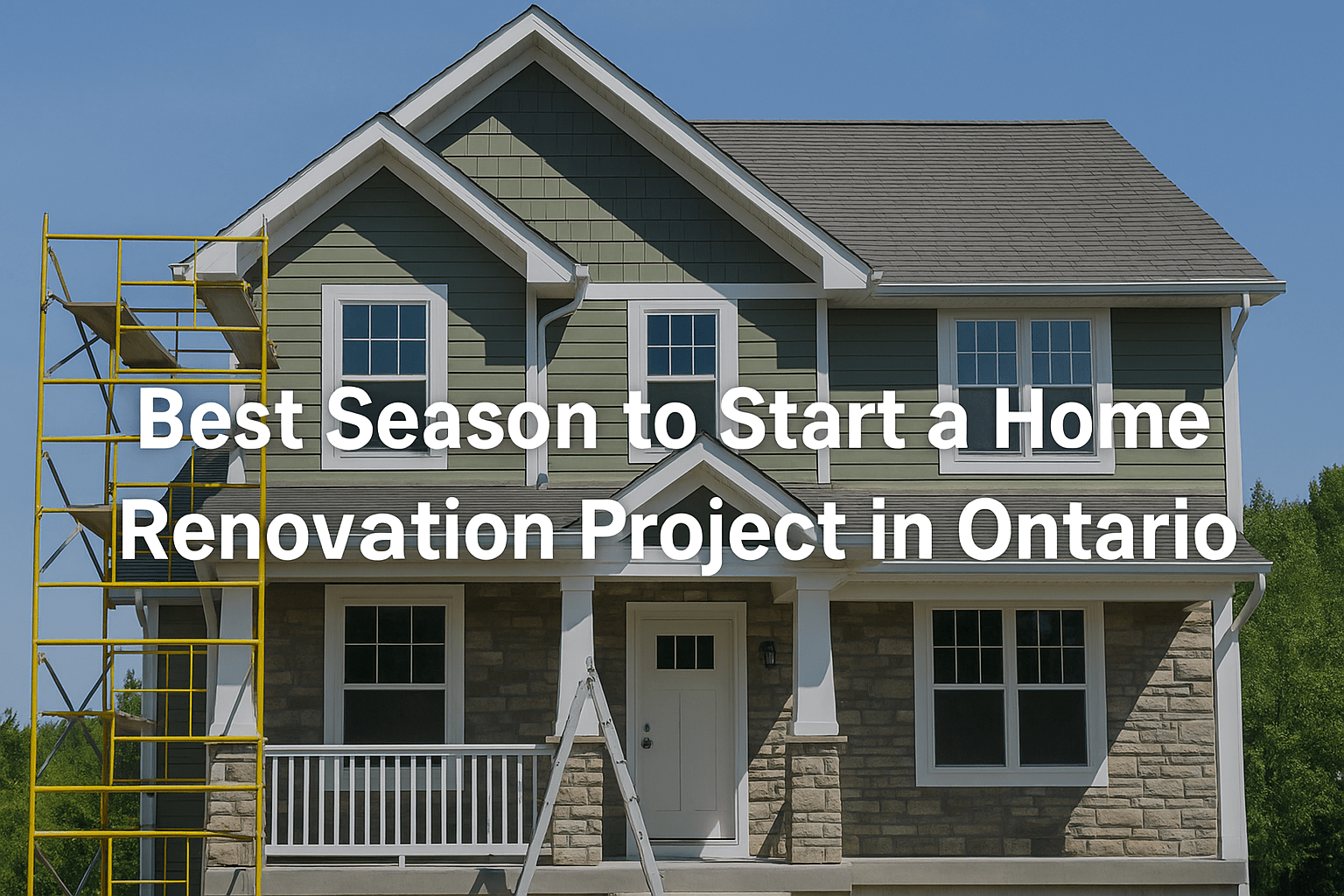 Best Season to Start a Home Renovation Project in Ontario