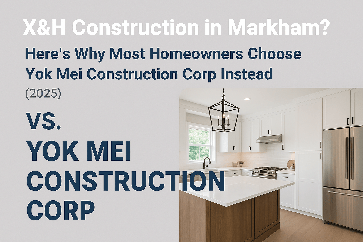 x&h construction vs yok mei construction